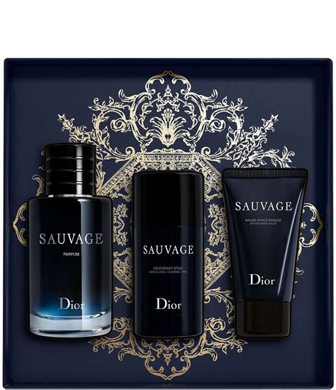 dior men's perfume gift set sale|Dior sauvage aftershave gift set.